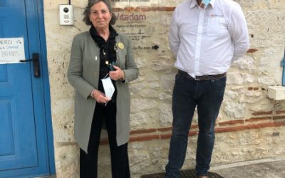 ANNIE GOURGUE DEVIENT LA MARRAINE DE LA MICRO-CRÈCHE LOVE&BABY DE VITADOM
